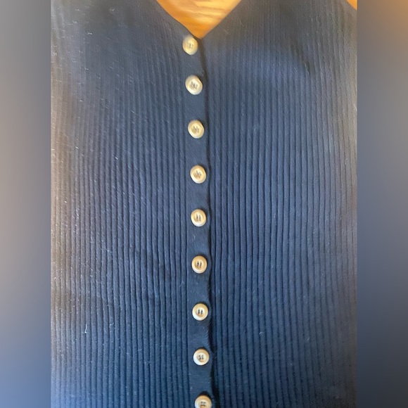 Forever 21 Ribbed Button Down Front Knit Mini Dress - Picture 4 of 6